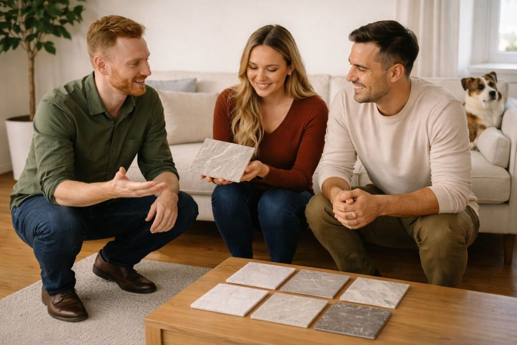 How it works - Flooring Consultation - Tile